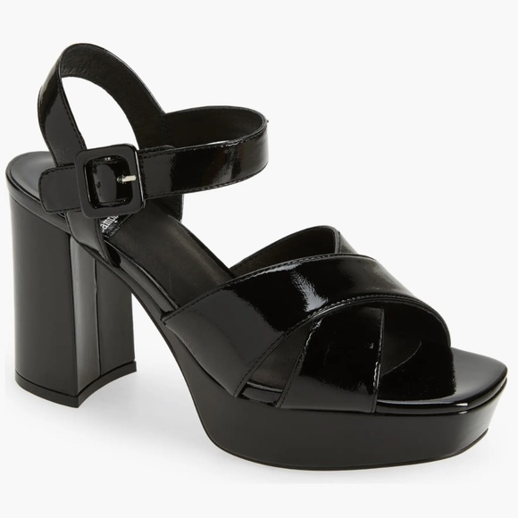 Jeffrey Campbell Shoes - 3️⃣ LIKE NEW! Jeffrey Campbell Amma platform slingback sandal sz 6 black